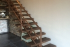 escalier rustique