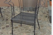 Mobilier jardin mtallique sur mesure