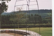 Mobilier jardin métallique sur mesure