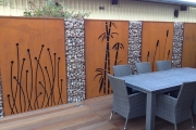 Mobilier jardin métallique sur mesure